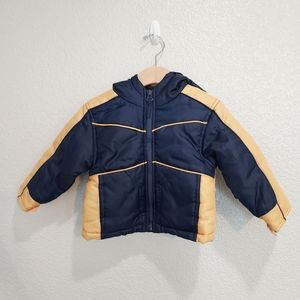 ⭐️5/$20 Cambridge Classics Blue Yellow Puff Jacket Size 18 Months